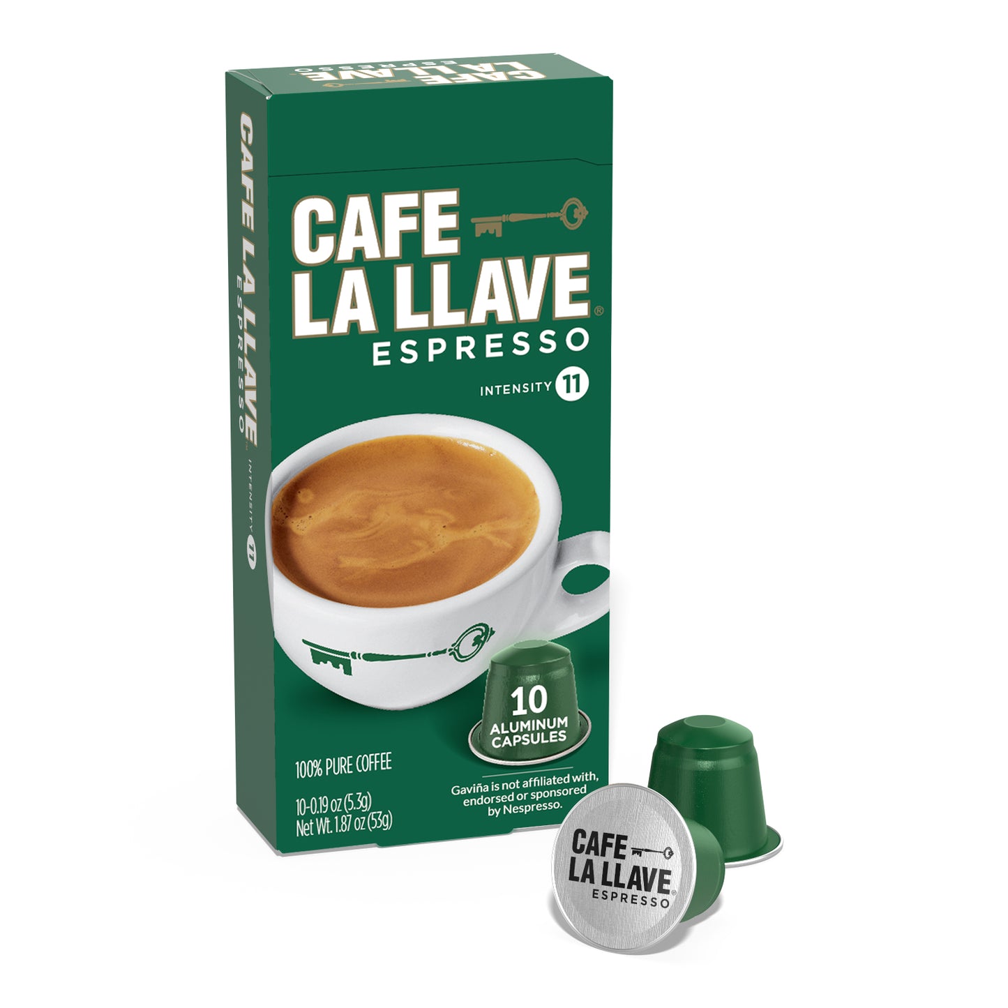 Café La Llave Aluminum Espresso Capsules