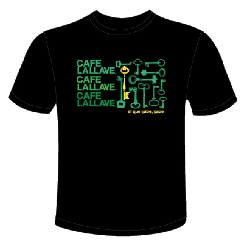 CAFÉ LA LLAVE MENS T-SHIRT