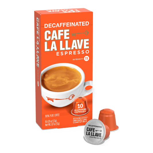 Café La Llave Aluminum Decaf Espresso Capsules